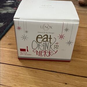 Lenox Festive Dip Bowl with Spreader brand new in box